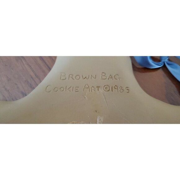 vintage BROWN BAG COOKIE ART Clown 1985 Brown suger - Picture 3 of 3